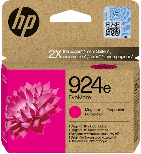 ראש דיו אדום מקורי HP 924E 4K0U8NE