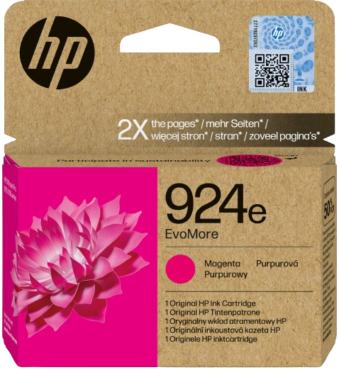 ראש דיו אדום מקורי HP 924E 4K0U8NE