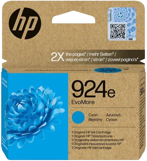 ראש דיו כחול מקורי HP 924E 4K0U7NE
