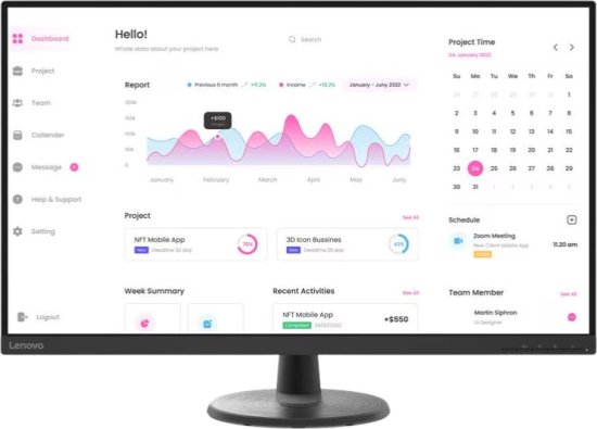 מסך מחשב Lenovo D32-45 Monitor 67A0GAC2IS לנובו
