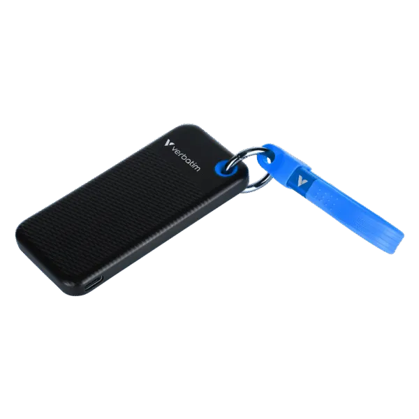 כונן קשיח Verbatim Pocket SSD USB 3.2 Gen 2 2TB Black/Blue 32195