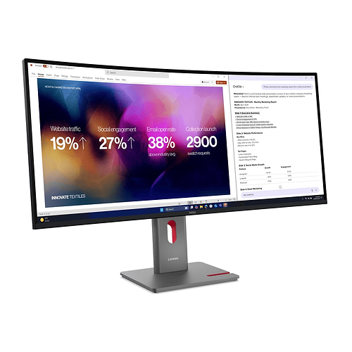 מסך מחשב Lenovo ThinkVision P40WD-40 64B4XAT1IS לנובו