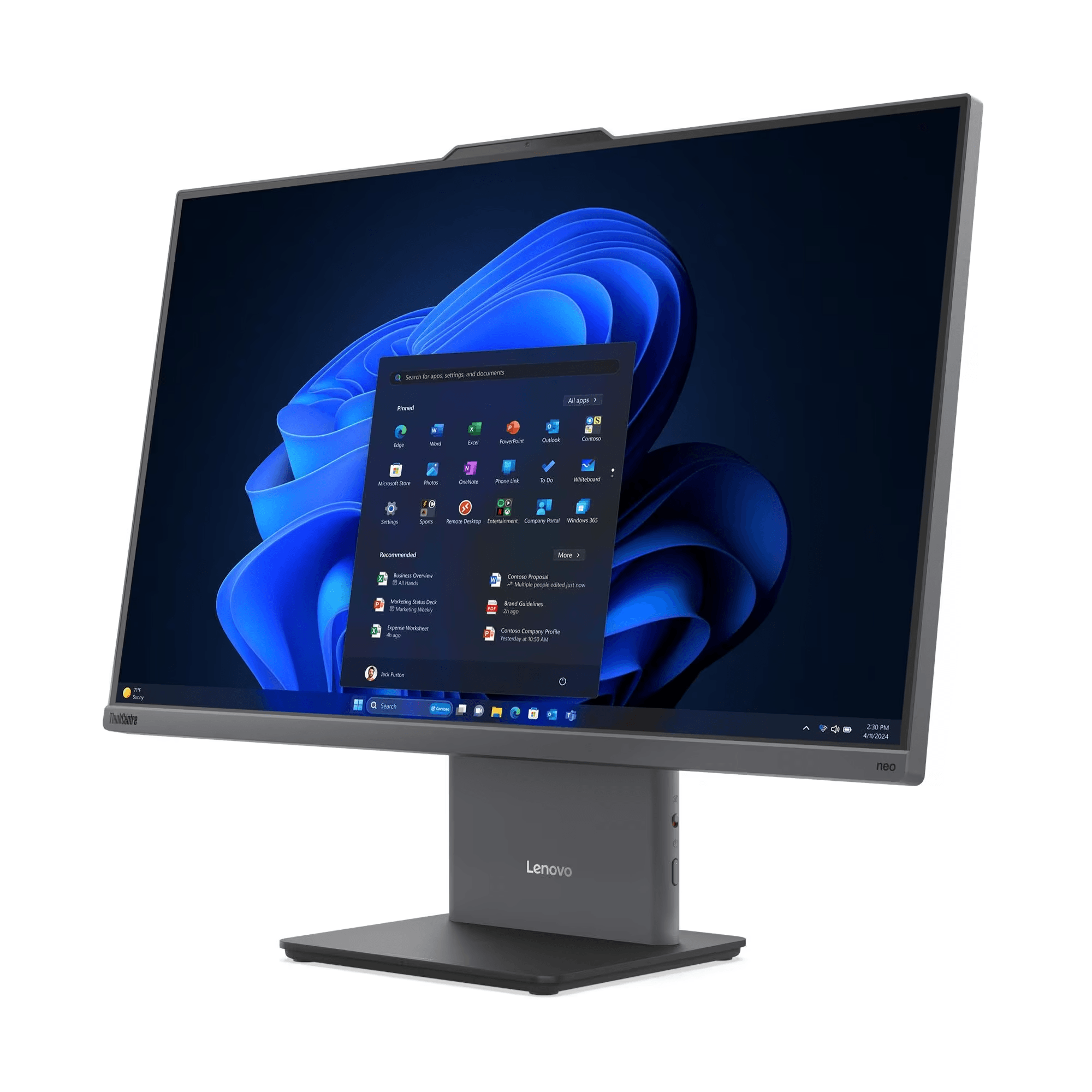 מחשב All-In-One Lenovo ThinkCentre Neo 50a 24 Gen6 LNL 13QH0012IV לנובו