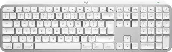 מקלדת אלחוטית Logitech MX Keys S Wireless Keyboard For Mac-Pale Gray