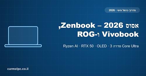 אסוס 2026 – Zenbook, Vivobook ו-ROG