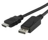 כבל HDMI TO DP -DISPLAY PORT  חמש מטר