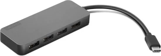 מפצל בחיבור USB מסוג C ל-4 חיבורי Lenovo USB 3.0 GX90X21431
