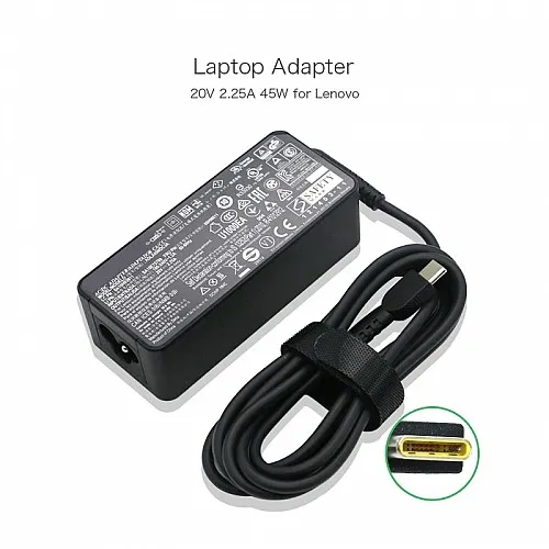 מטען מקורי למחשב נייד Lenovo Type C 45W