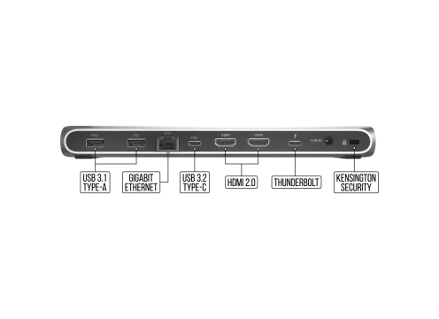 תחנת עגינה Corsair TBT100 Thunderbolt 3 Dock