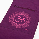 Bolsa Yoga Om roxo yogateria 1