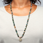 Pulseira-Colar Mala Ágata Indiana