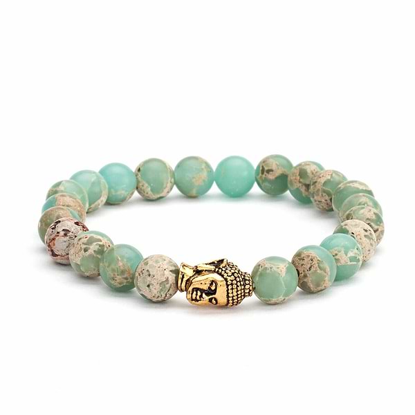 Pulseira Mala Serpentinita Aqua 11