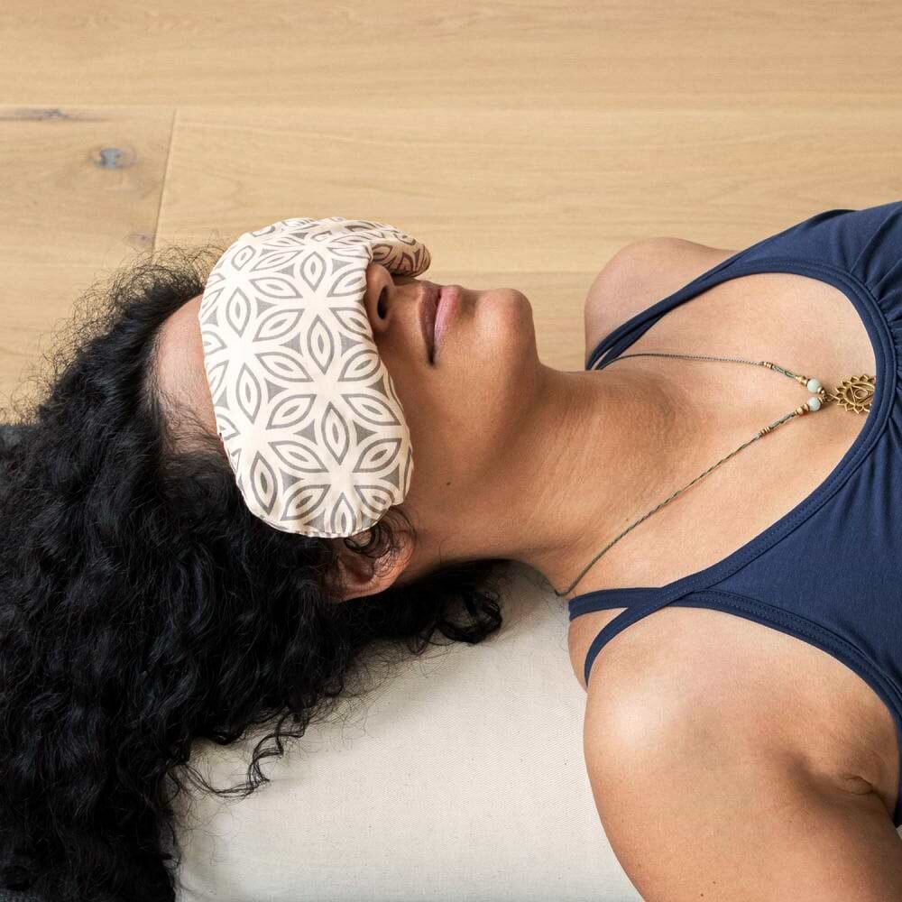 Almofada Estampada para Olhos - Flor de Lótus
