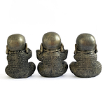 Estátuas-Trio-de-Budinhas---Ornamentos---dourado-antigo-01