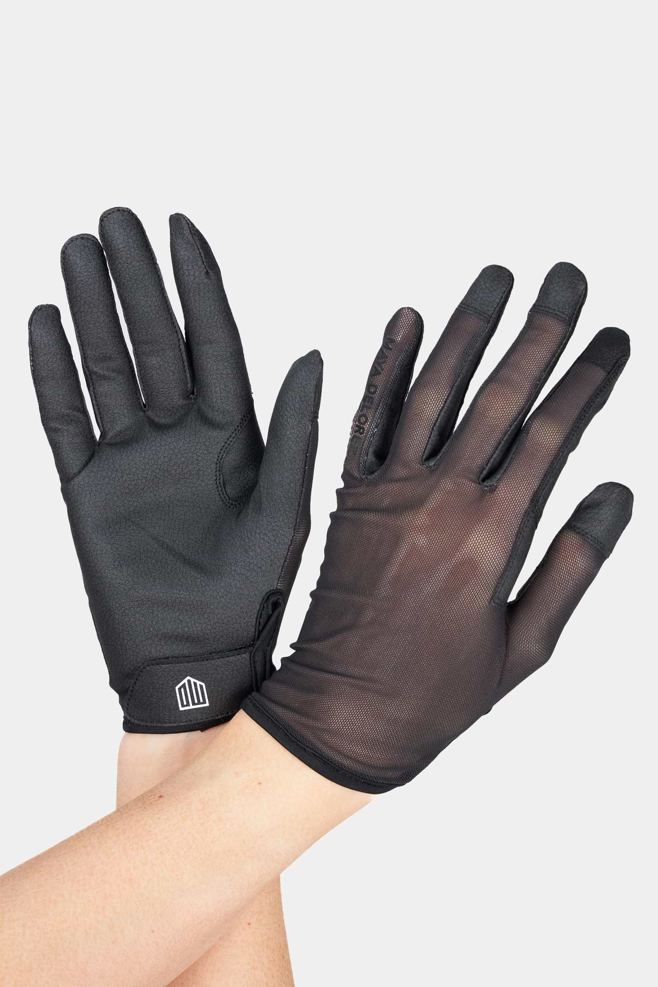 Gants d'équitation en maille aérée