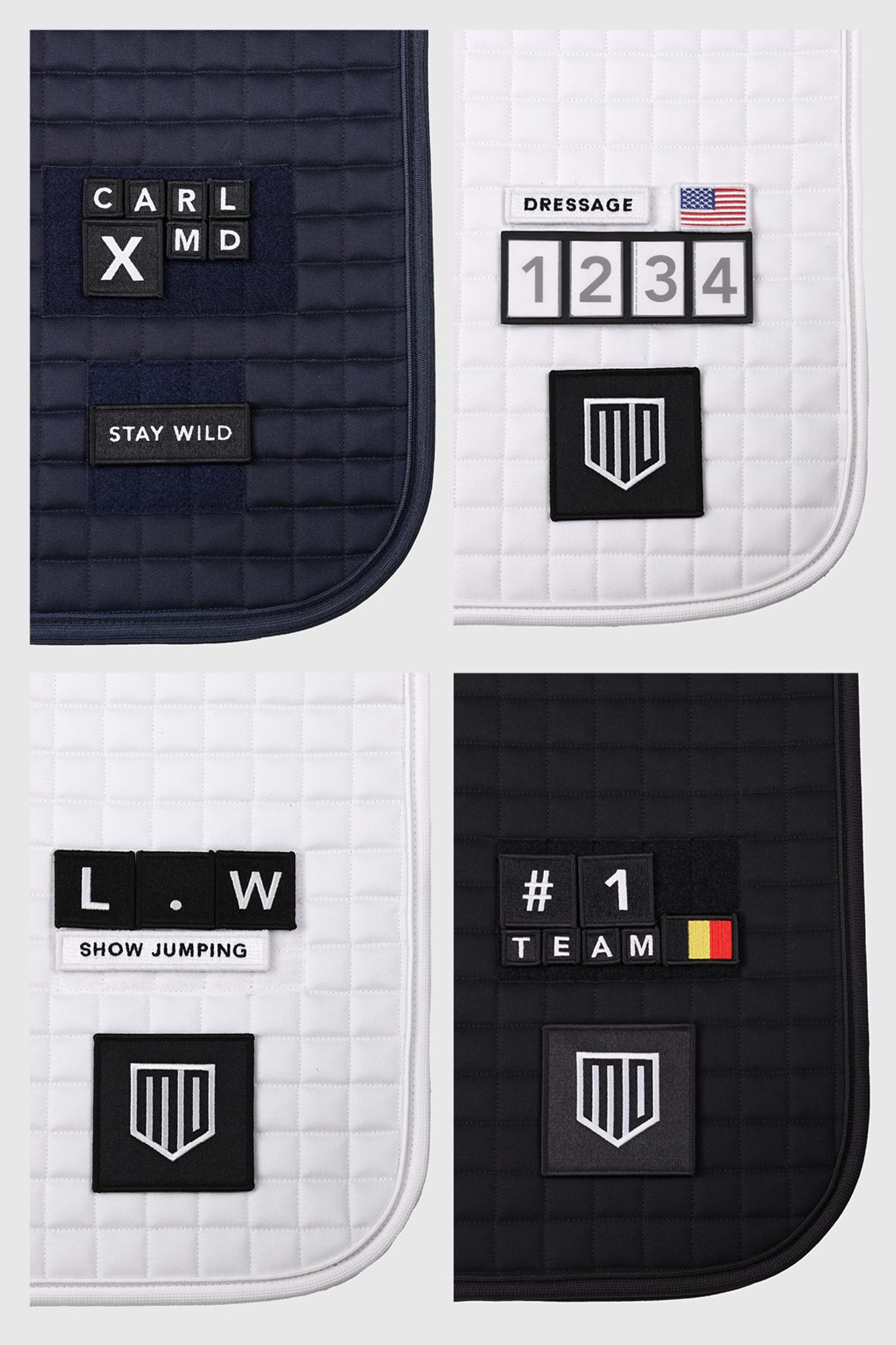 Customizable Jumping Saddle Pad