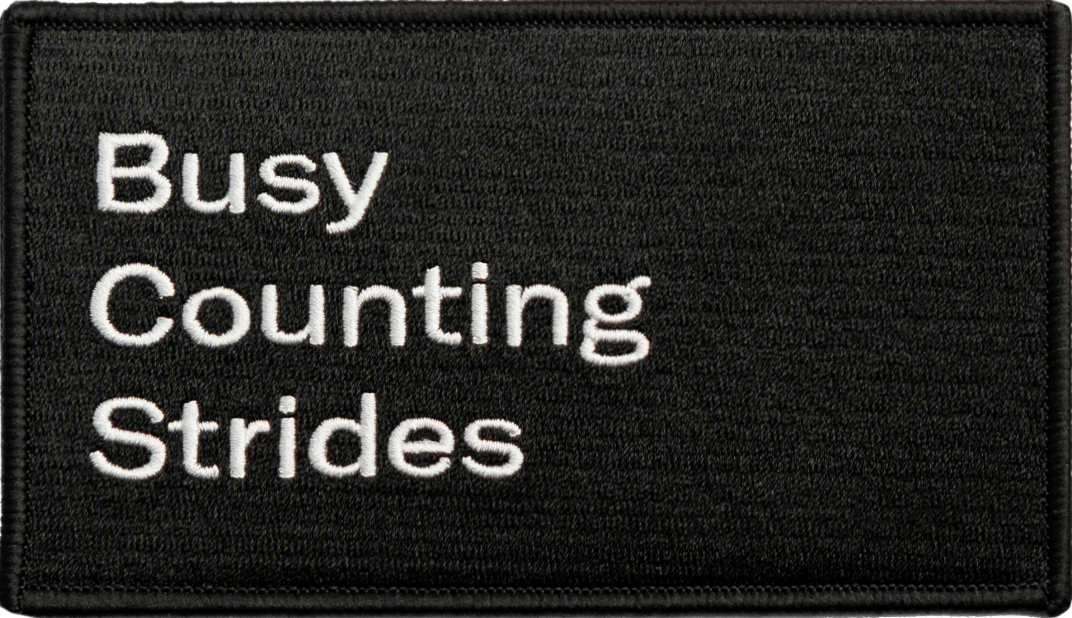 Busy Counting Strides Patch