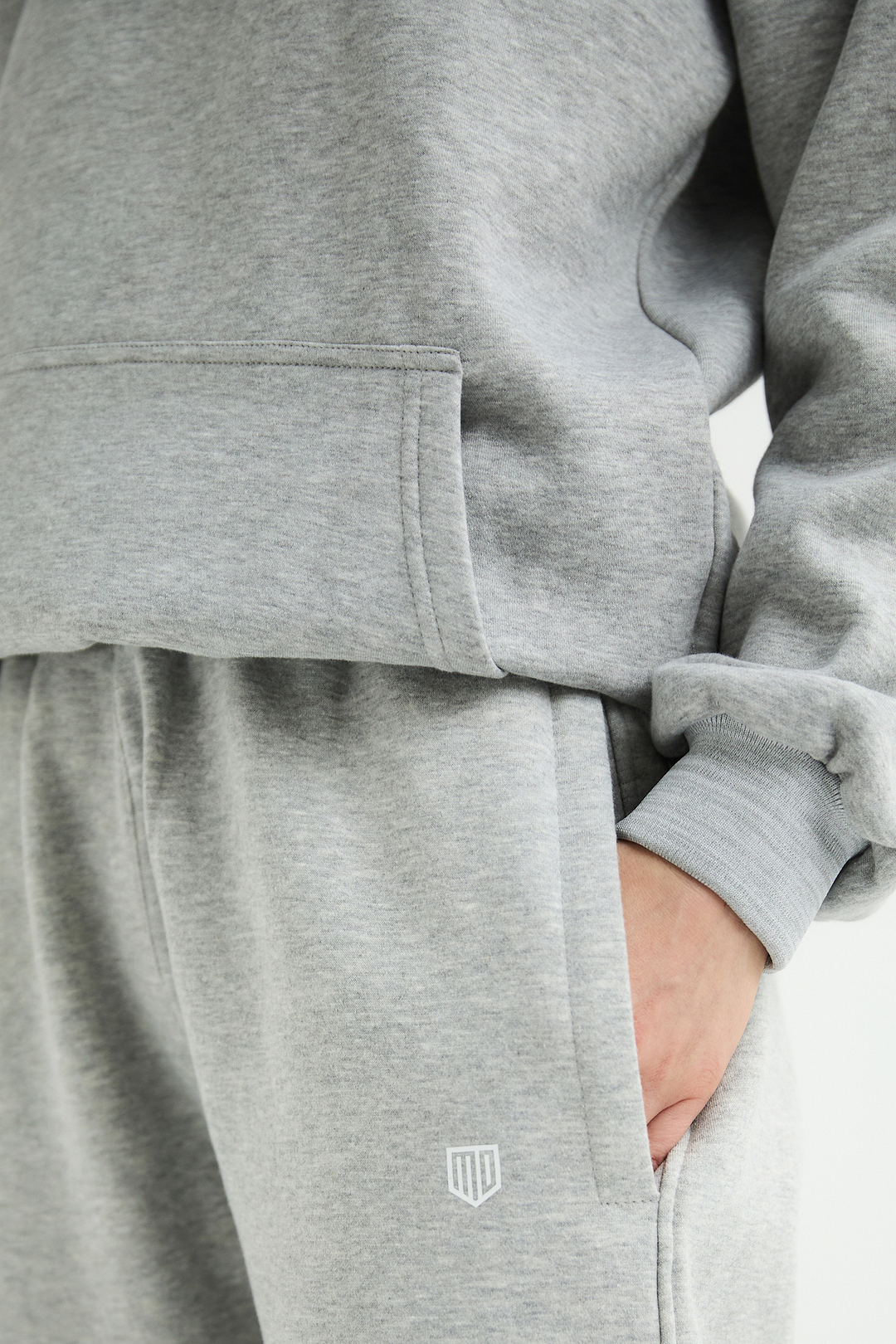 Gray Relaxed Hoodie | Maya Delorez
