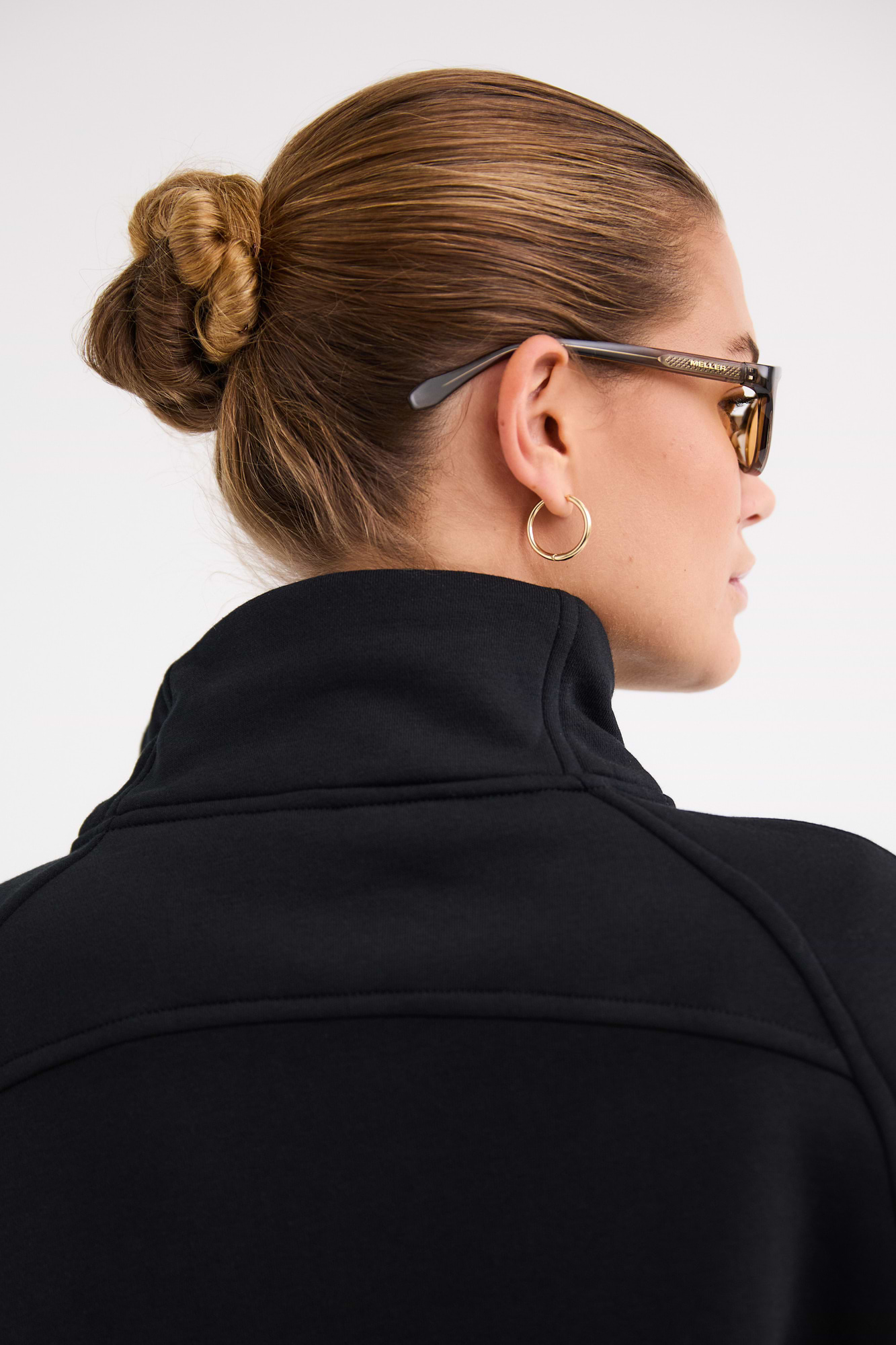 Cropped Halfzip Sweater