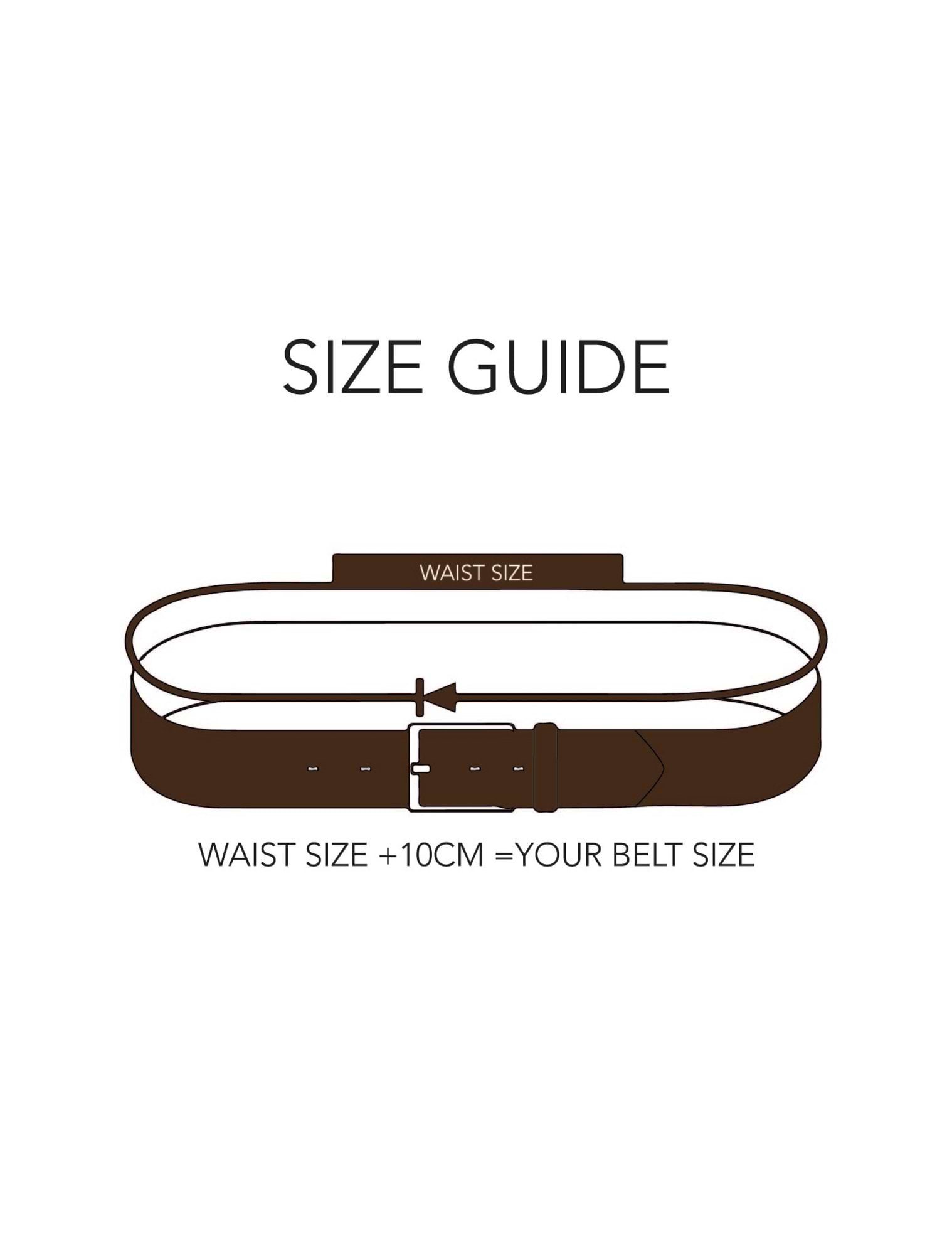 Leather belt