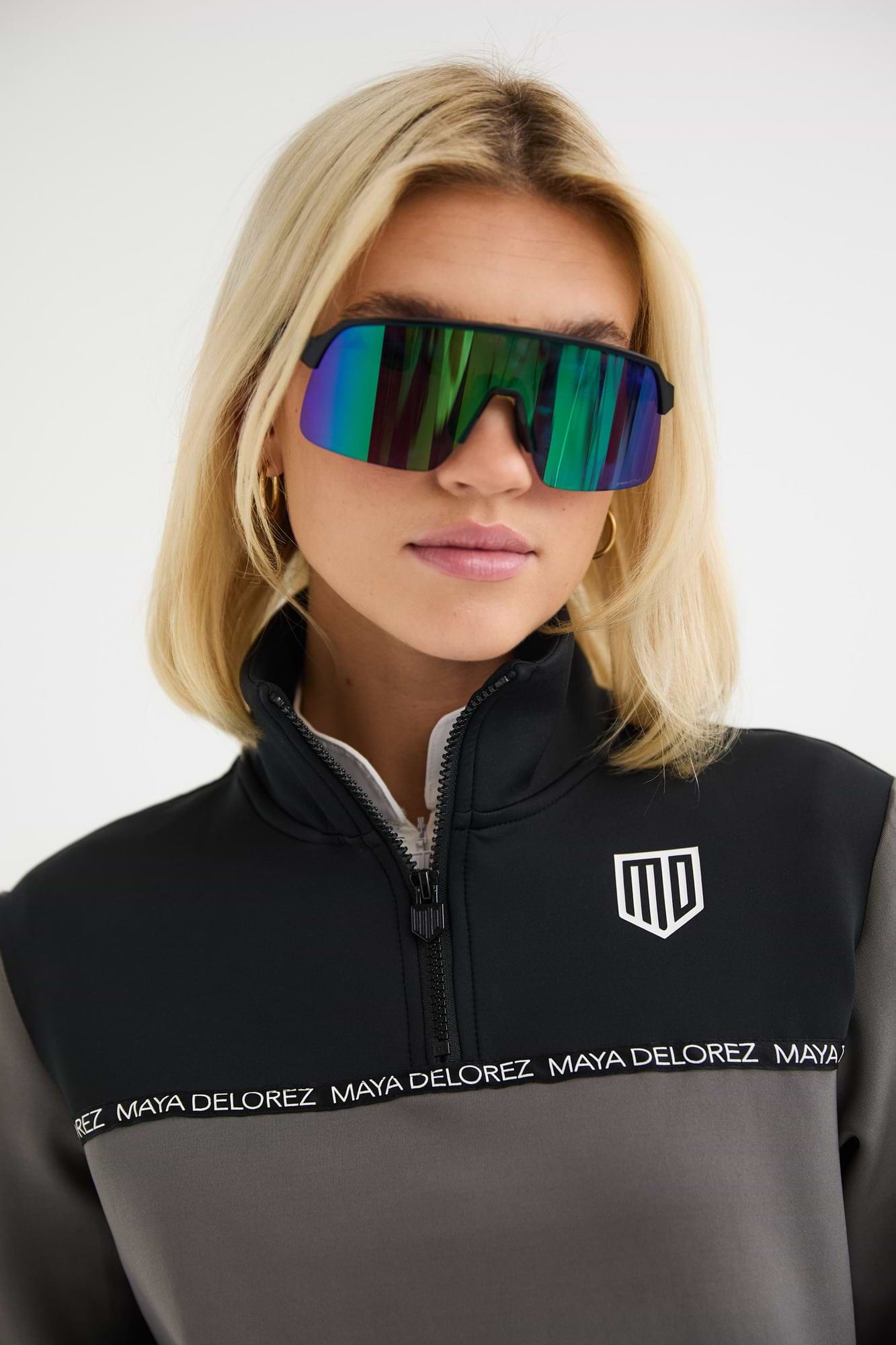 Pull à demi-zip