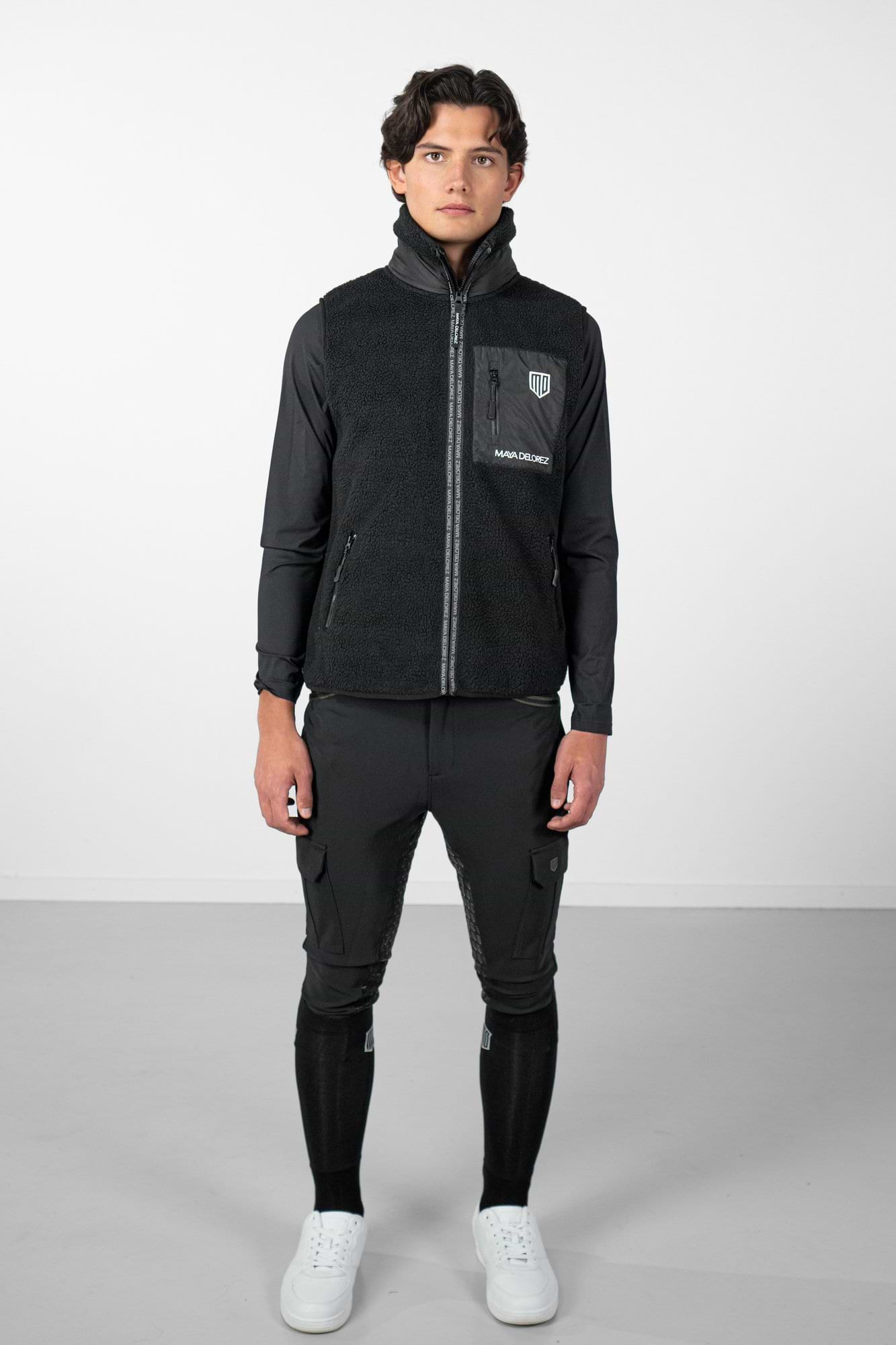 Gilet sans manches en teddy