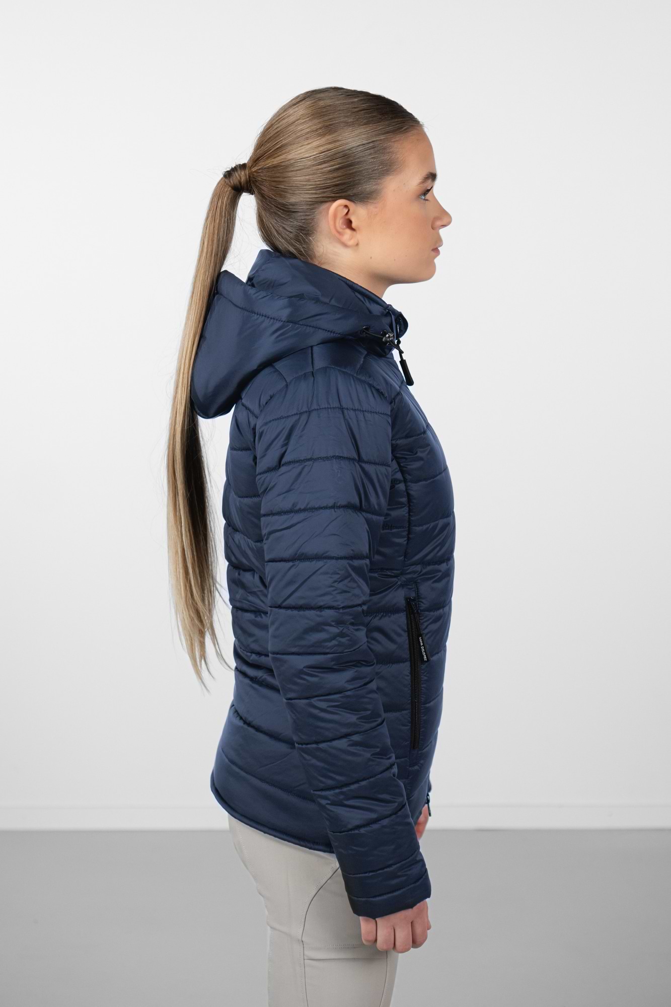YR Fitted gepolsterte Jacke