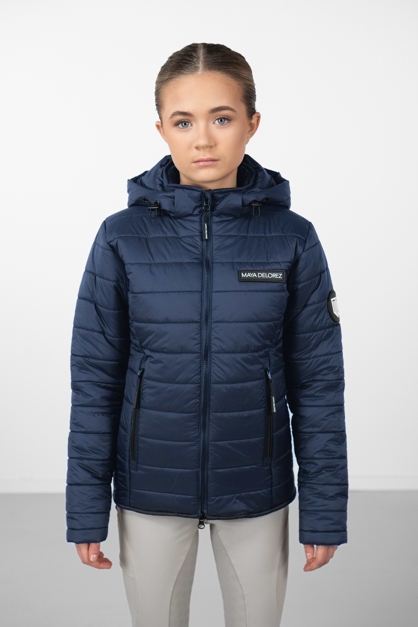 YR Fitted gepolsterte Jacke
