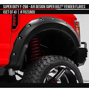 Ford Super Duty F-250 2017-2022 Super Bolt® Fender Flare Set