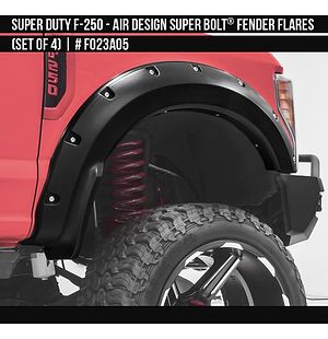 Super Bolt® Fender Flares for Ford Super Duty F-250 2017-2022 