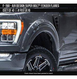 Ford F150 2021-2025 Super Bolt® Fender Flares (set of 4)