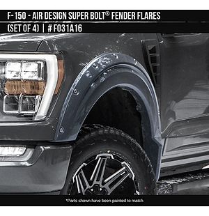 Super Bolt® Fender Flares for Ford F150 2021 - 2025