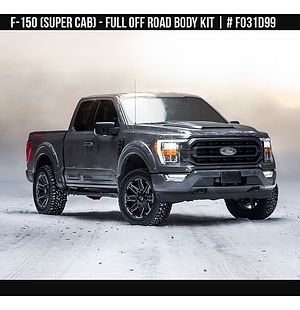 Ford F-150 2021-2025 Off Road Body Kit Super Cab 