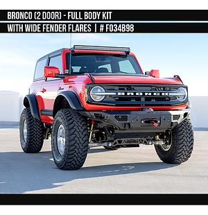 Ford Bronco 2021-2025 Wide Off Road Body Kit 2 Door