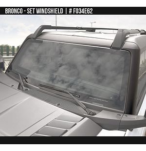 Front Windshield Frame (set of 3) for Ford Bronco 2021 2022+ 