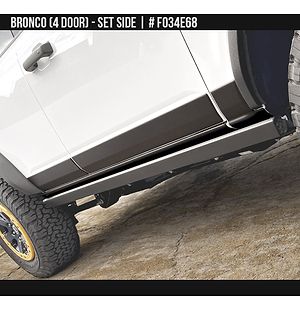 Door Rocker Panels 4-Door (set of 8) for Ford Bronco 2021 2022+
