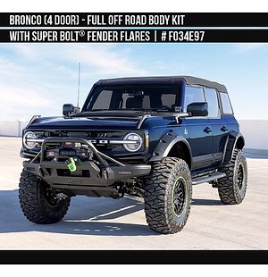 Bronco 2021-2025 Super Bolt Off Road Body Kit 4 Door