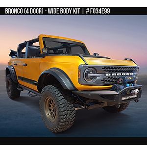 Wide Off Road Body Kit for4 Door Bronco 2021-2025