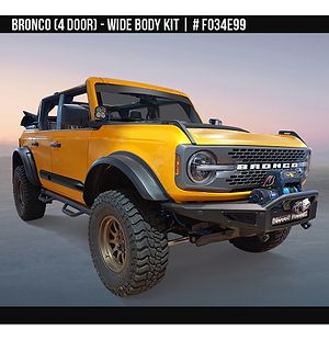 Wide Off Road Body Kit for 4 Door Bronco 2021-2025