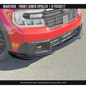 Front Lower Spoiler for Ford Maverick 2021-2024 