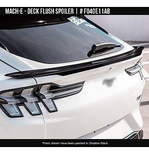 Ford Mach-E 2022-2024 Deck Flush Spoiler Glossy Black finish