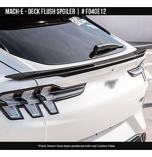 Ford Mach-E 2022-2024 Deck Flush Spoiler Carbon Fiber