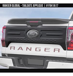 Tailgate Applique for Ford Ranger Global 2023 / USA 2024-2025