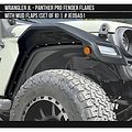 Panther Pro Fender Flares w/ Mud Flaps & Extra Ambar Light