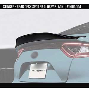 Rear Deck Spoiler Glossy Black for Kia Stinger 2018-2023 