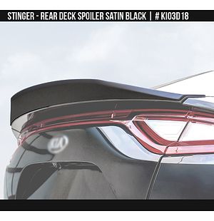 Rear Deck Spoiler Satin Black for Kia Stinger 2018-2023 