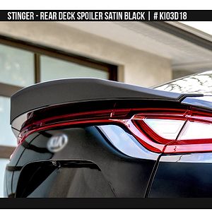 Kia Stinger 2018-2023 Rear Deck Spoiler Satin Black