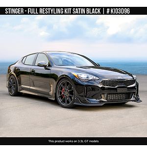 Kia Stinger 2018-2023 Full Restyling Kit Satin Black