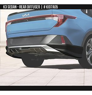Rear Diffuser for Kia K3 Sedan 2024-2025