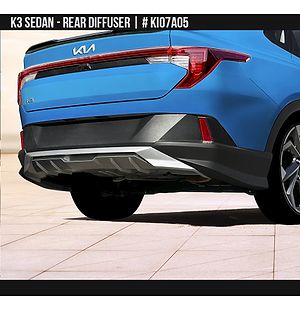 Kia K3 Sedan 2024-2025 Rear Diffuser by Air Design 